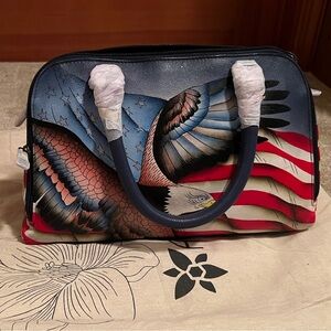 NWT Anuschka Hand Painted Handbag